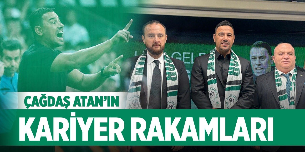 Konyaspor’da Çağdaş Atan’ın kariyer rakamları