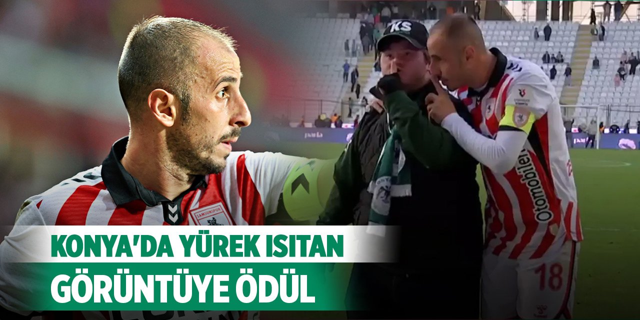 Konya'da yürek ısıtan görüntüye ödül