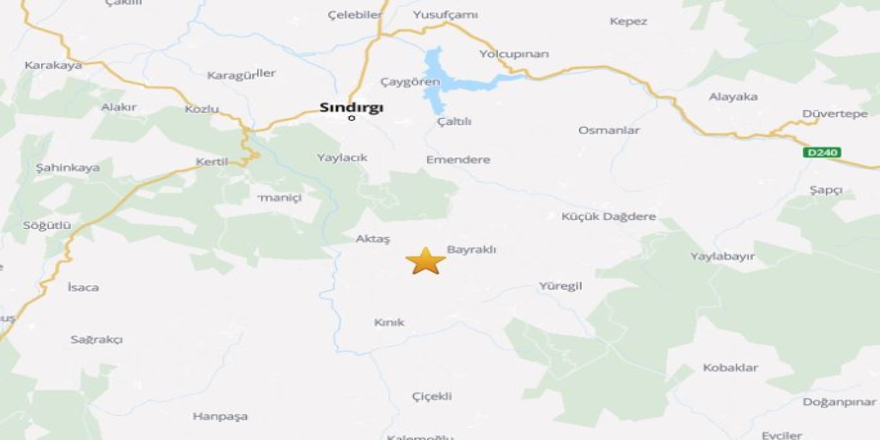 Sındırgı'da 4.2 büyüklüğünde deprem