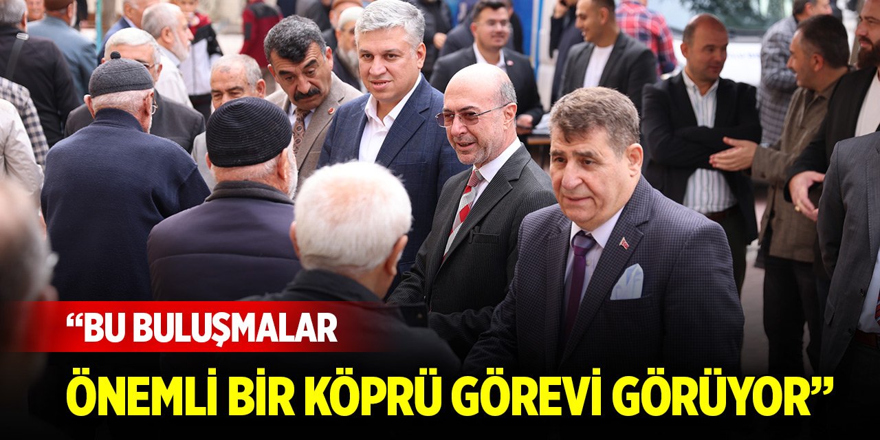 Başkan Pekyatırmacı: Bu buluşmalar önemli bir köprü görevi görüyor