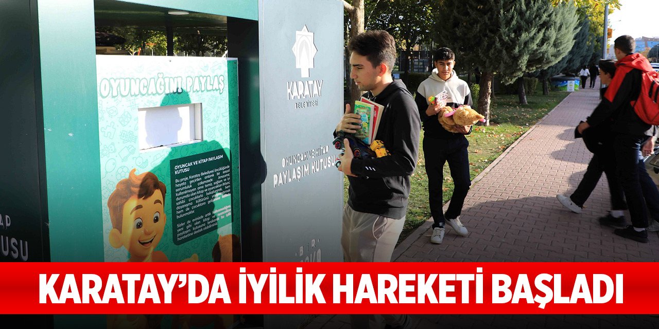 Karatay’da iyilik hareketi başladı