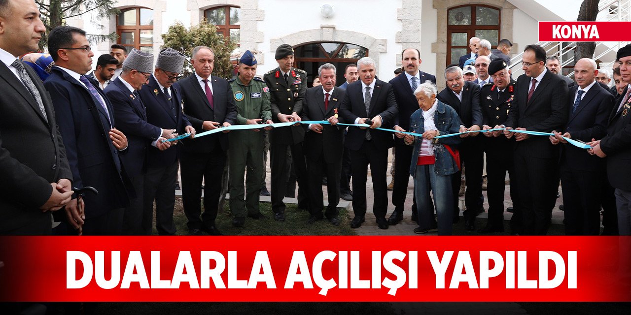 Konya'da yenilenen Şehit Aileleri Derneği binasının açılışı yapıldı
