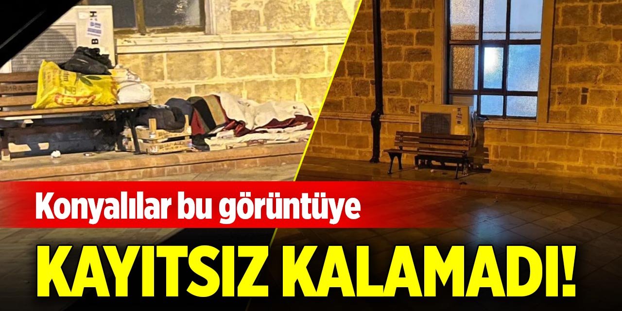 Konyalılar bu görüntüye kayıtsız kalamadı!