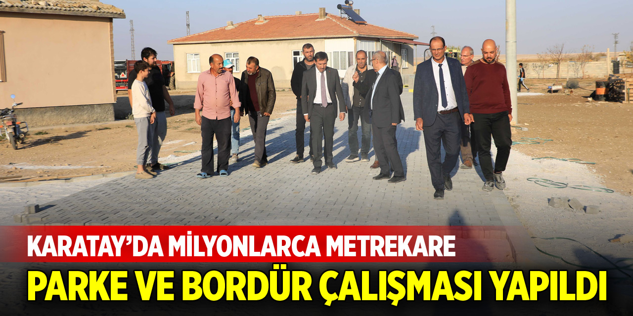 Başkan Kılca parke ve bordür çalışmalarını inceledi