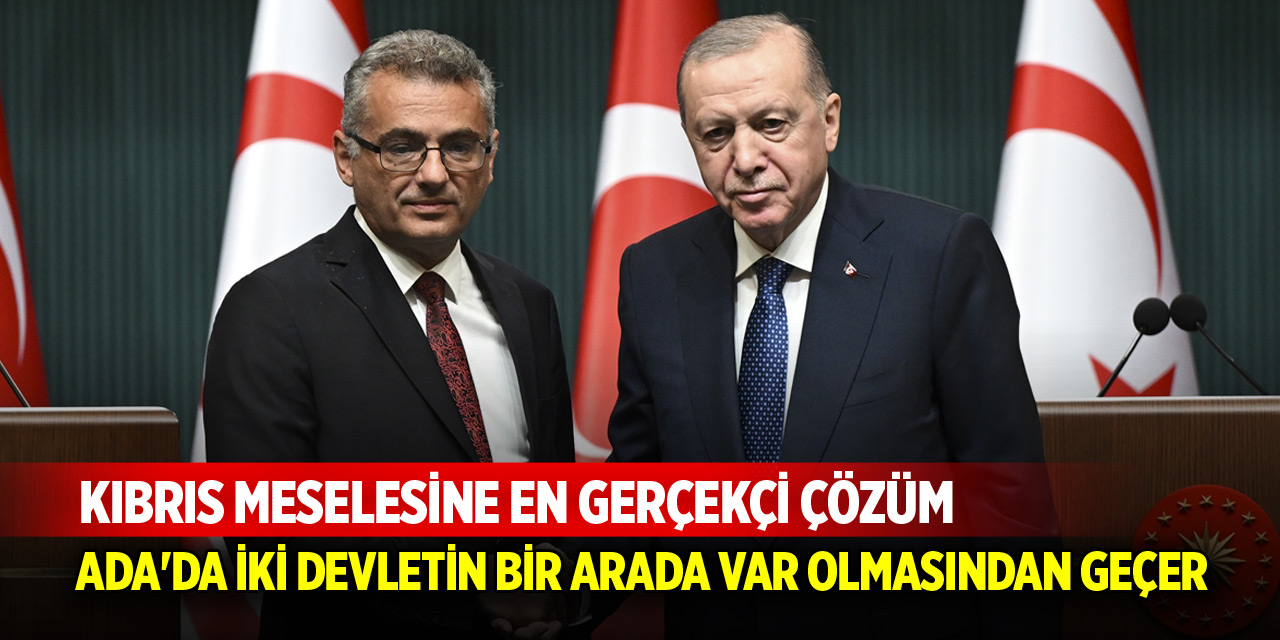 Cumhurbaşkanı Erdoğan'dan Ada'da iki devletli çözüm çağrısı