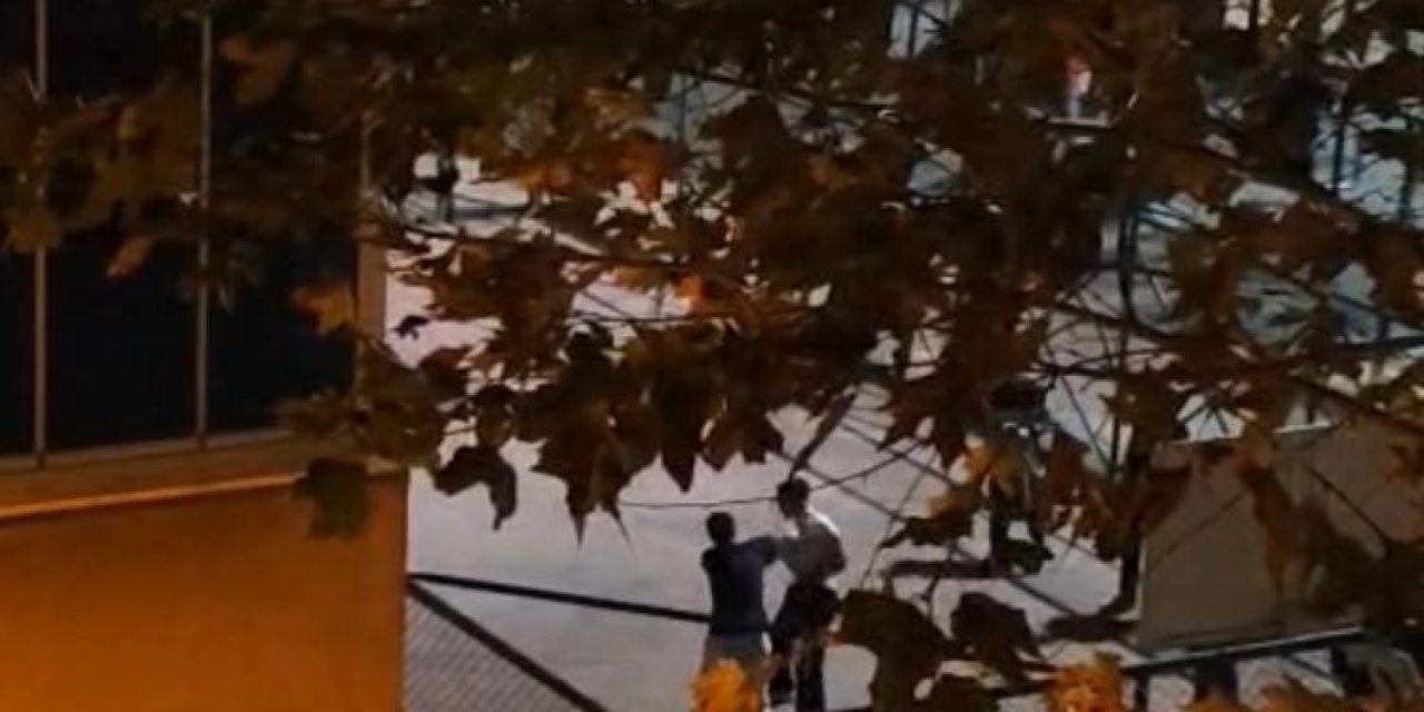 Arkadaşları kavga etti; ayırmak yerine tezahüratta bulundular