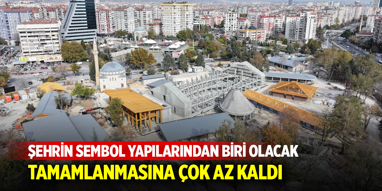 Konya'nın sembollerinden biri olacak! Şehir Kütüphanesi hızla yükseliyor