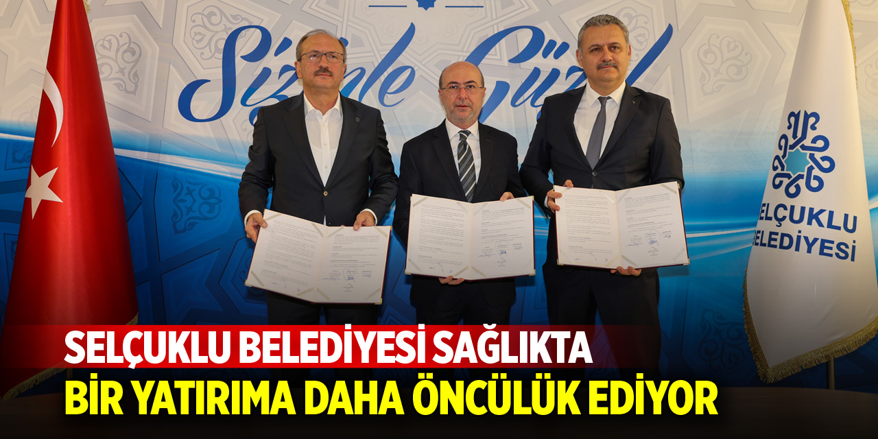 Selçuklu Belediyesi sağlık yatırımlarına öncülük etmeye devam ediyor