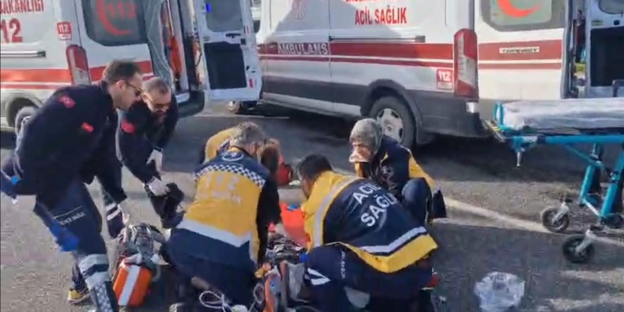 Taksinin çarptığı yaya öldü