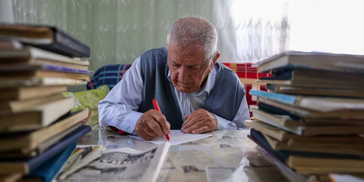 Konya'da 89 yaşındaki şairin anlamlı isteği