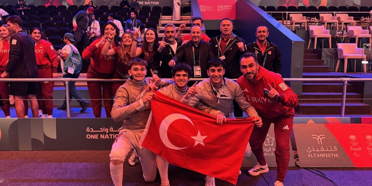 Türkiye, eskrim branşında 1'i altın, 3 madalya kazandı