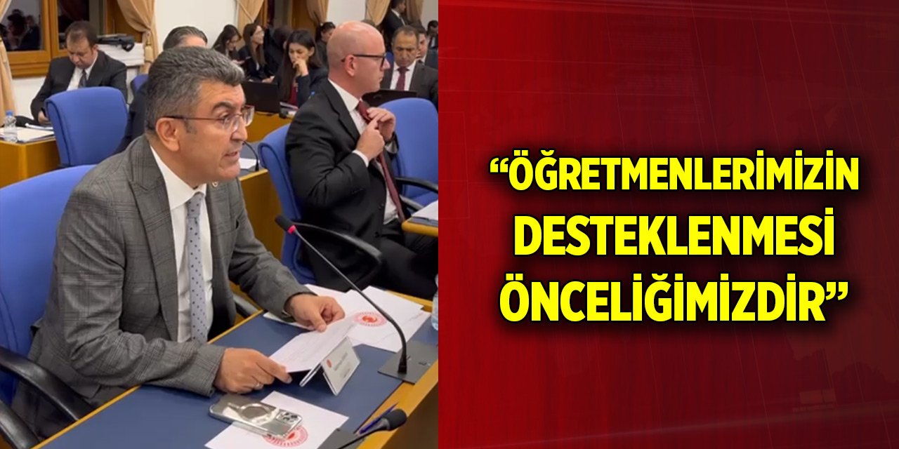 Hasan Ekici: “Öğretmenlerimizin desteklenmesi önceliğimizdir”
