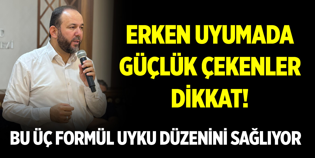 Erken uyumada güçlük çekenler dikkat! Bu üç formül uyku düzenini sağlıyor