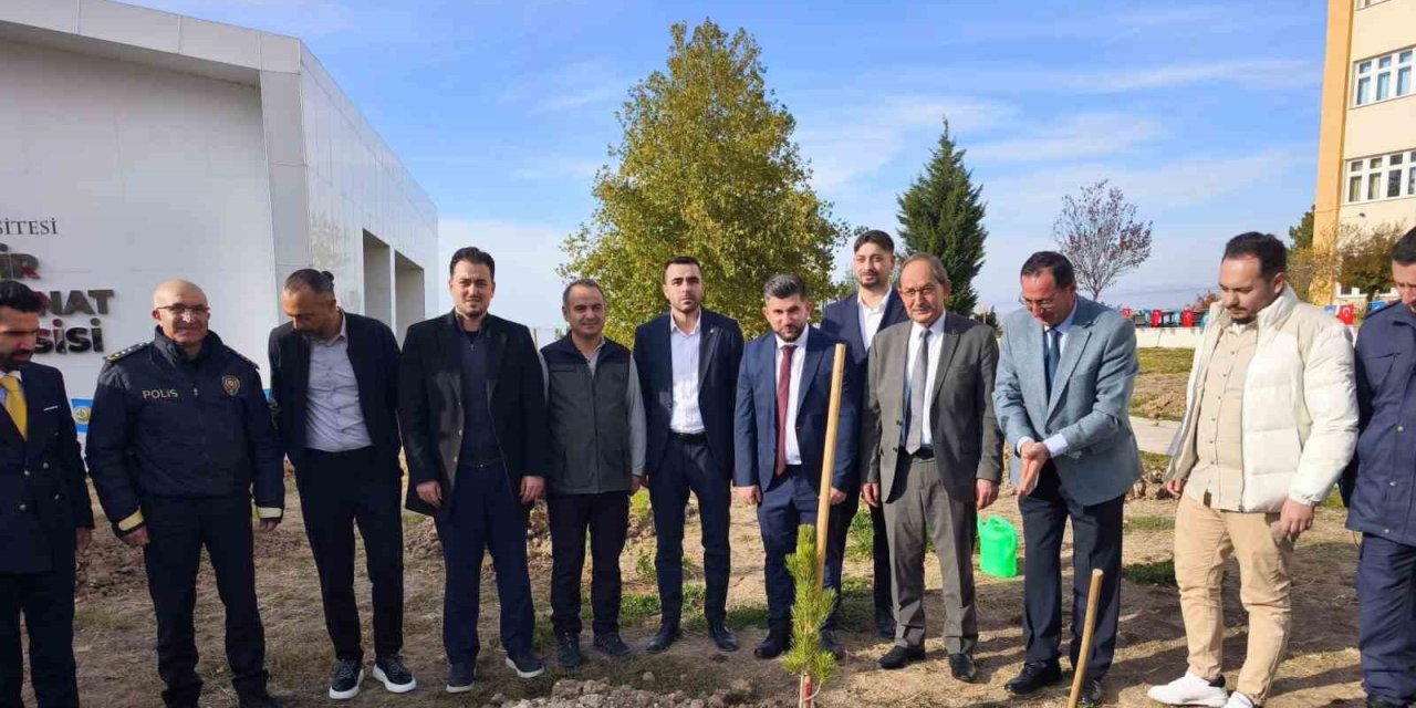 Konya Beyşehir’de fidanlar toprakla buluştu