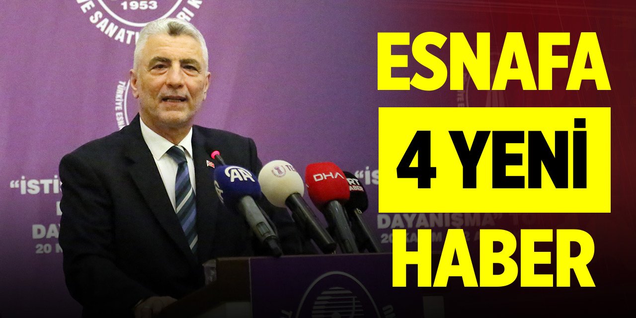 Bakan Bolat'tan esnafa 4 yeni haber