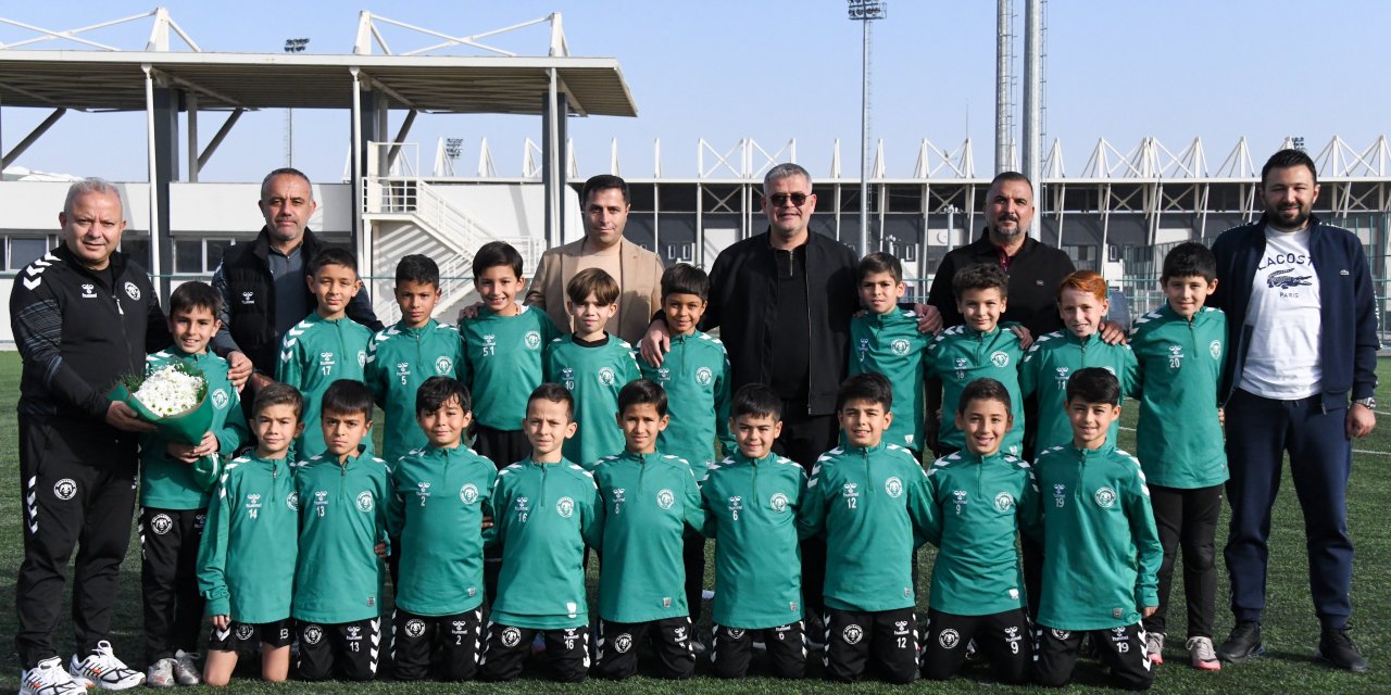 Konyaspor’da Başkan Ömer Atiker’den altyapı ziyareti