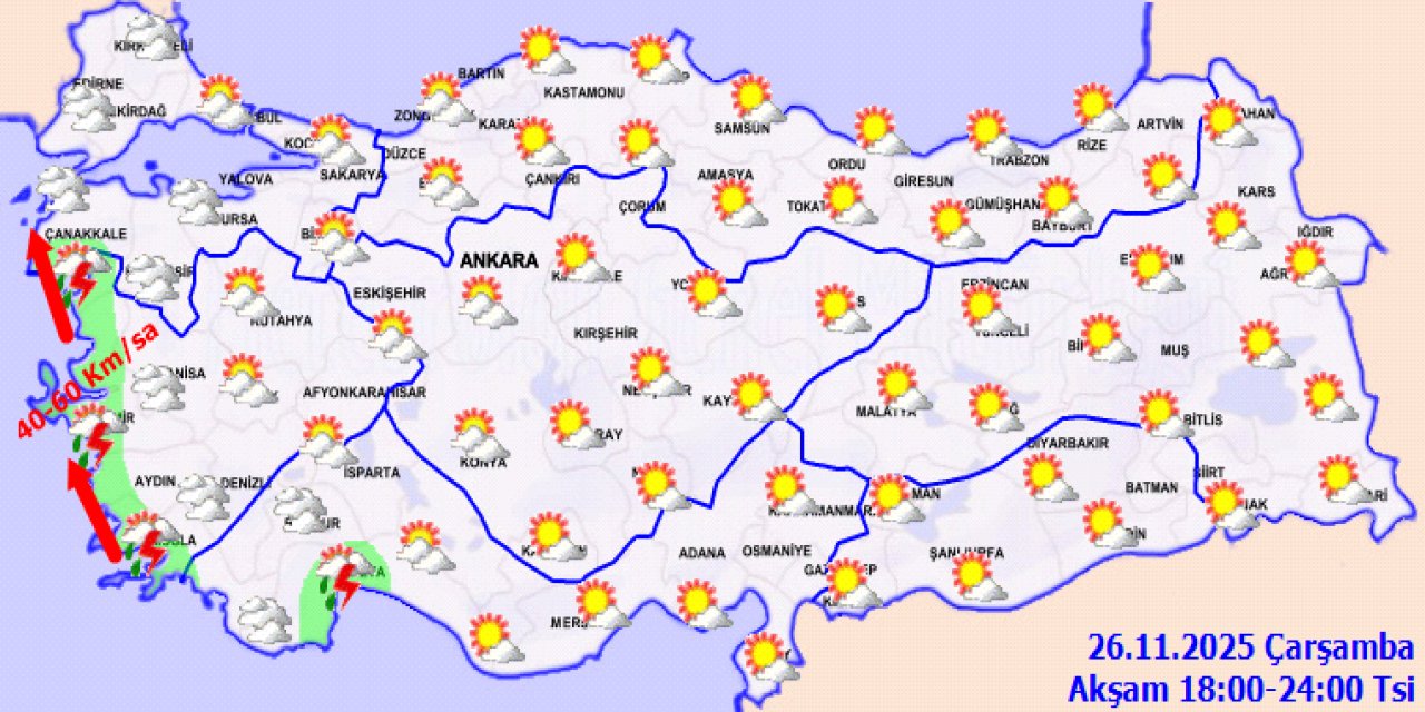 Yurtta hava durumu... Yağış beklenen yerler açıklandı