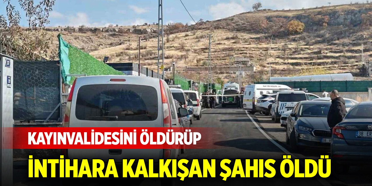 Kayınvalidesini öldürüp intihara kalkışan şahıs öldü
