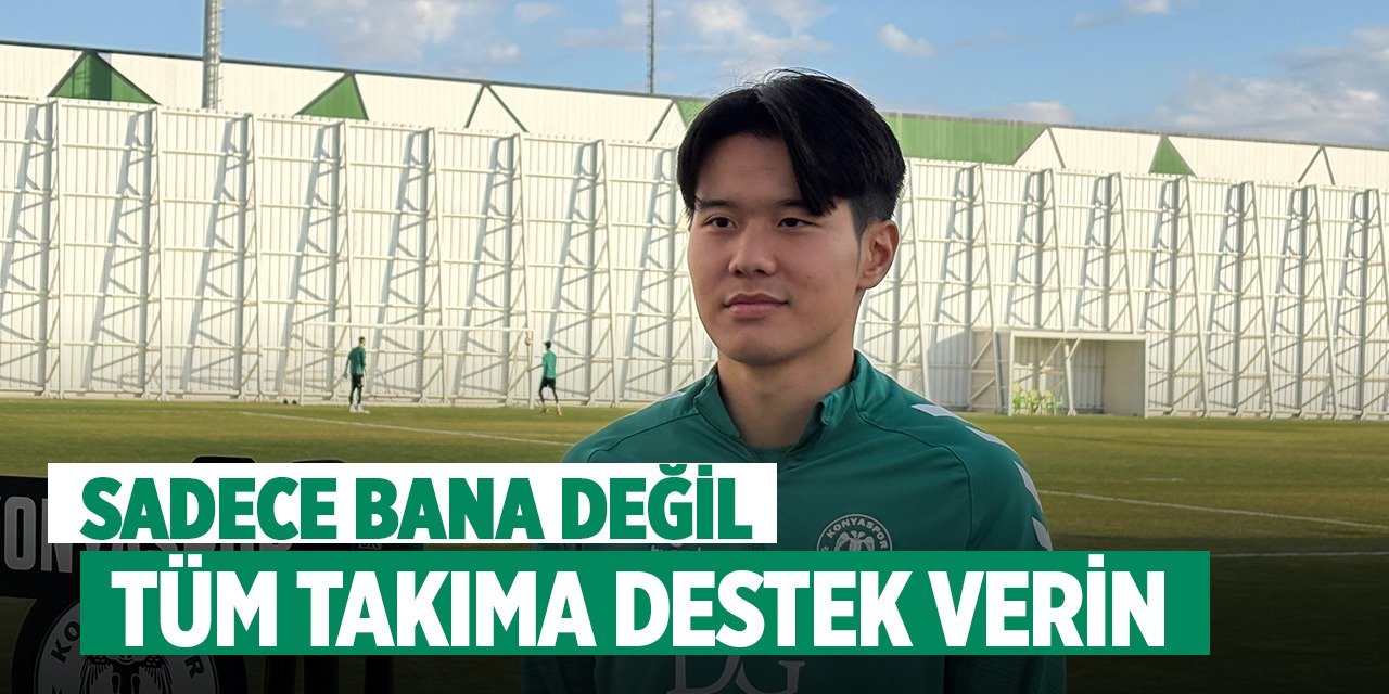 Konyasporlu Jin-Ho’dan taraftara çağrı: “Sadece bana değil, tüm takıma destek verin”