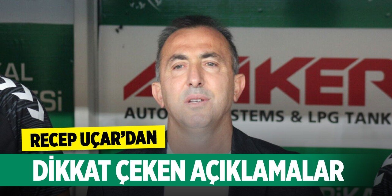 Konyaspor’un eski teknik adamı Recep Uçar’dan dikkat çeken açıklamalar