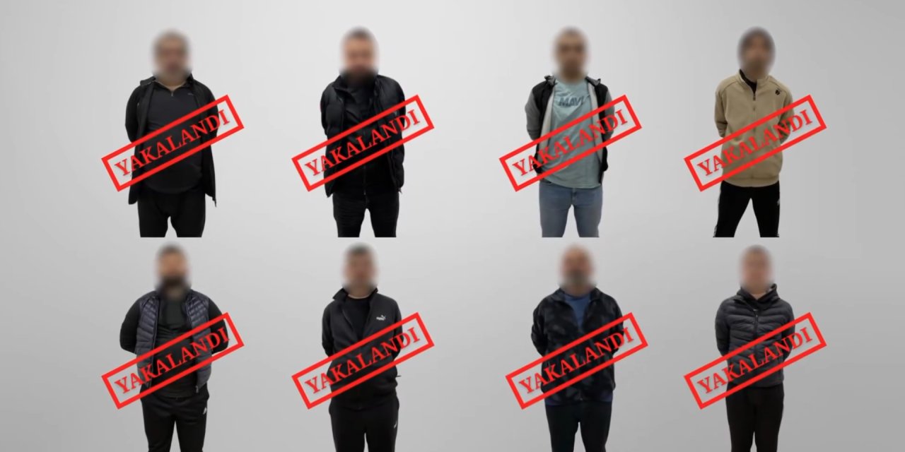 3'ü kırmızı bültenle aranan 8 suçlu Gürcistan'da yakalandı
