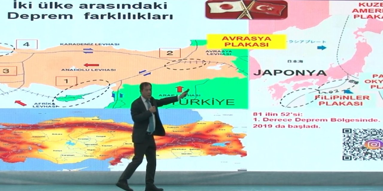 "Deprem çantanıza tuz ve streç film koyun"