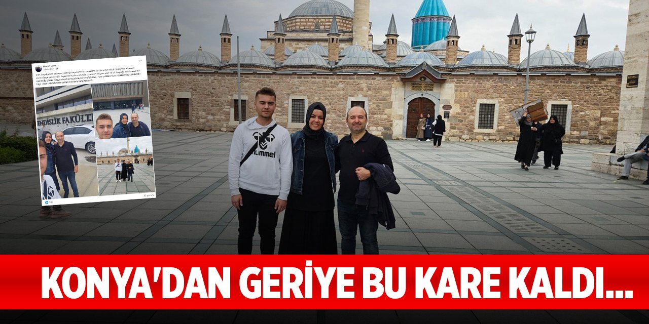 Hikaye tamamlanamadı... Konya'dan geriye bu kare kaldı!