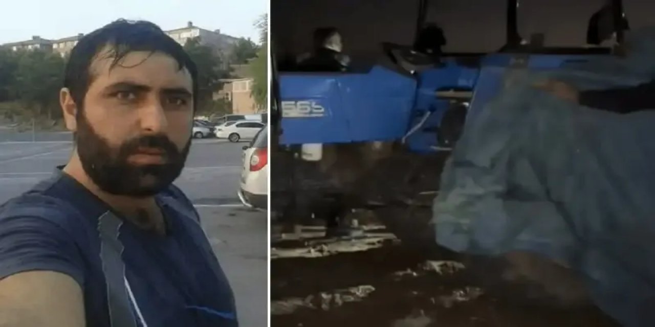 Traktör ile kültivatörün arasında sıkışan çiftçi, öldü