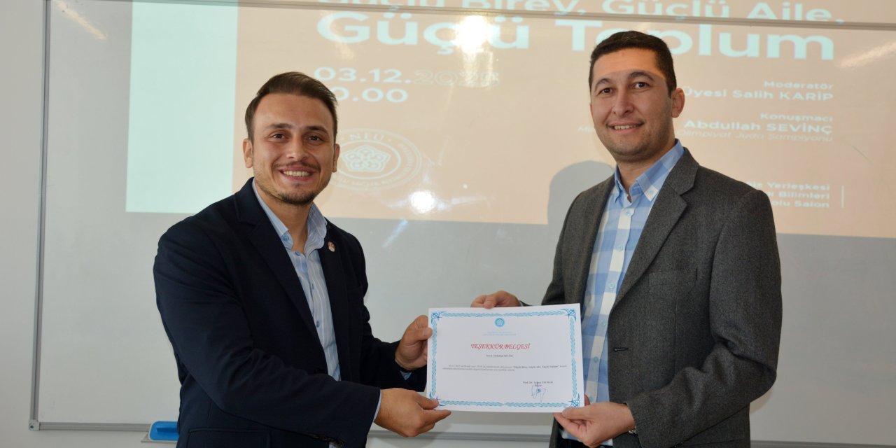 NEÜ’de “Güçlü Birey, Güçlü Aile, Güçlü Toplum” mesajı