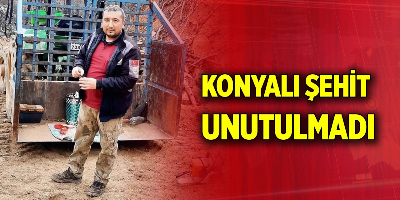Konyalı şehit İbrahim Demir unutulmadı