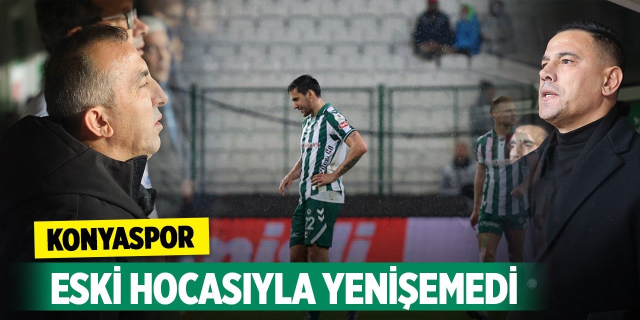 Konyaspor eski hocasıyla yenişemedi