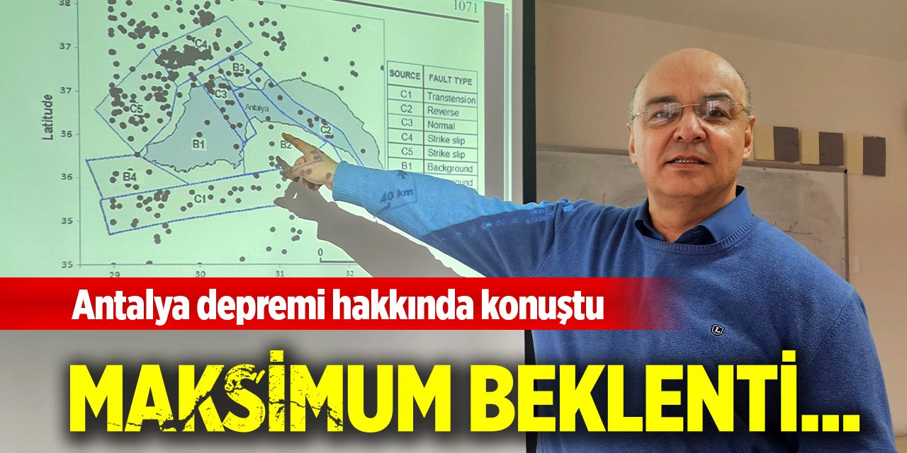 Prof. Dr. Nihat Dipova Antalya depremi hakkında konuştu: Maksimum beklenti...