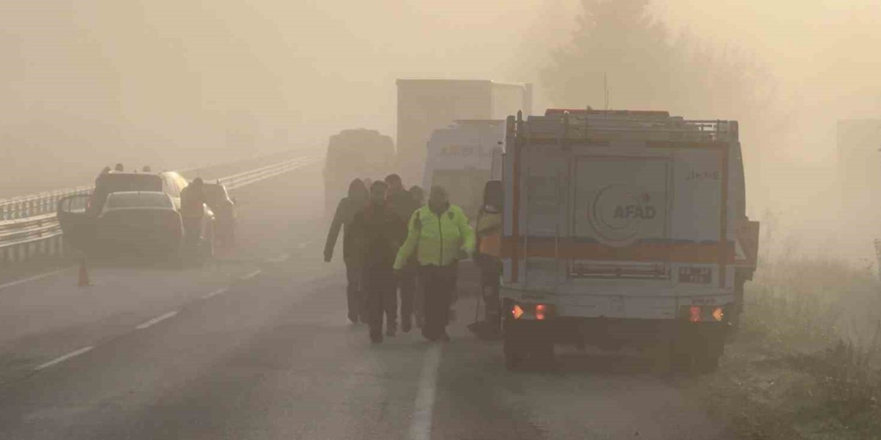 10 araçlı zincirleme kaza