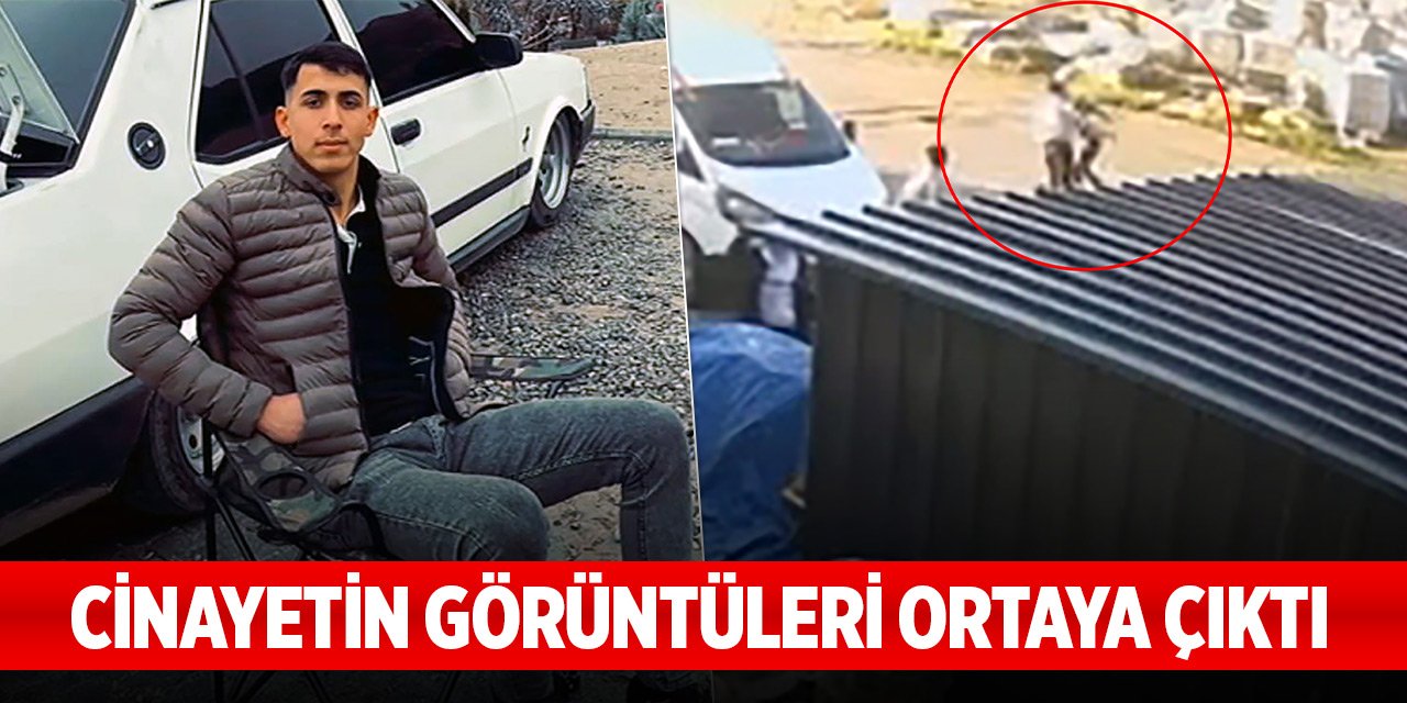19 yaşındaki gencin öldüğü cinayetin güvenlik kamerası görüntüleri ortaya çıktı