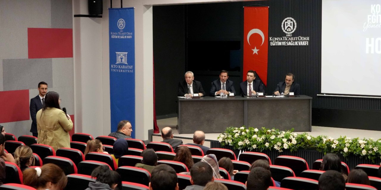 KTO Karatay Üniversitesinde gençlere ilham veren buluşma