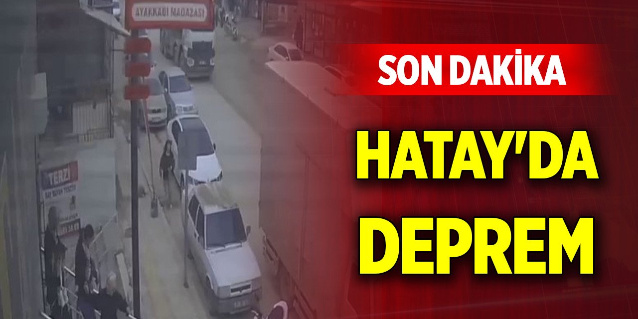 Son Dakika! Hatay'da 4,2 büyüklüğünde deprem
