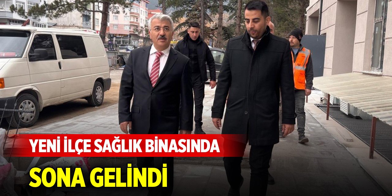 Akşehir’de yeni ilçe sağlık binasında sona doğru