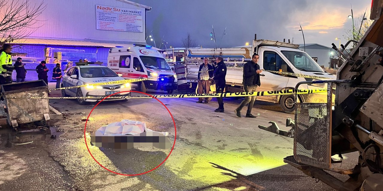 Çöp kamyonunun altında kalan belediye işçisi öldü