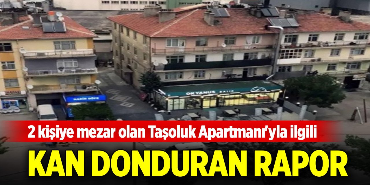 Konya'da 2 kişiye mezar olan Taşoluk Apartmanı'yla ilgili kan donduran rapor