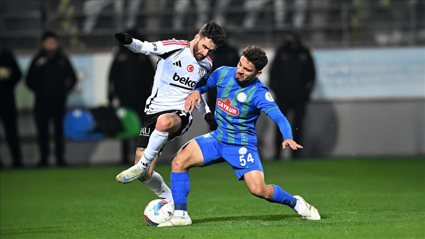 Beşiktaş ile Çaykur Rizespor 47. randevuda