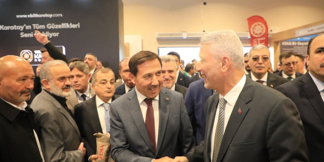 Karatay'ın “Konya İl Tanıtım Günleri” standına yoğun ilgi