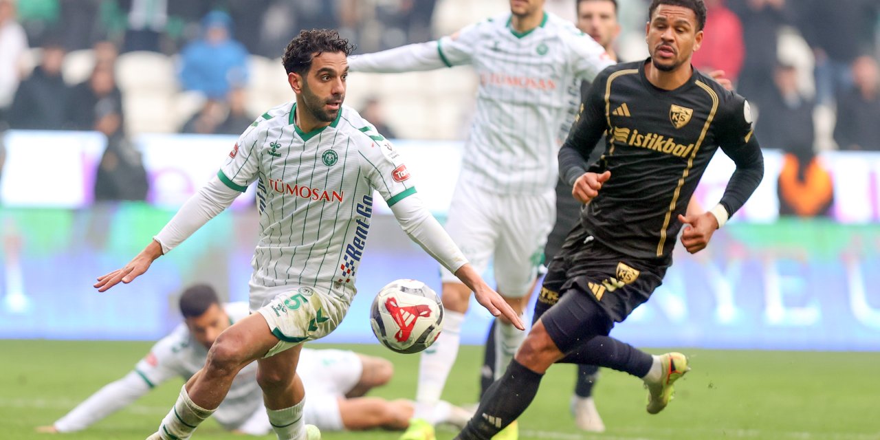 Konya’da senaryo tanıdık: Konyaspor galibiyete hasret kaldı!