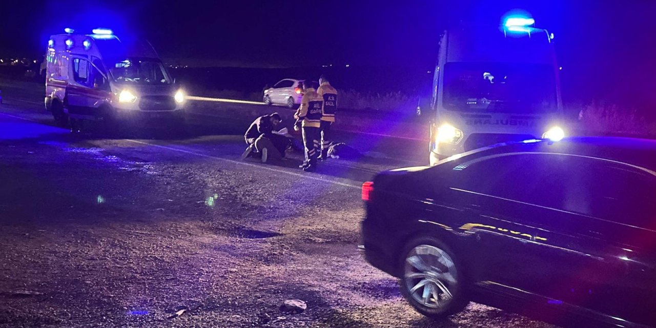 Otomobilin çarptığı yaya öldü