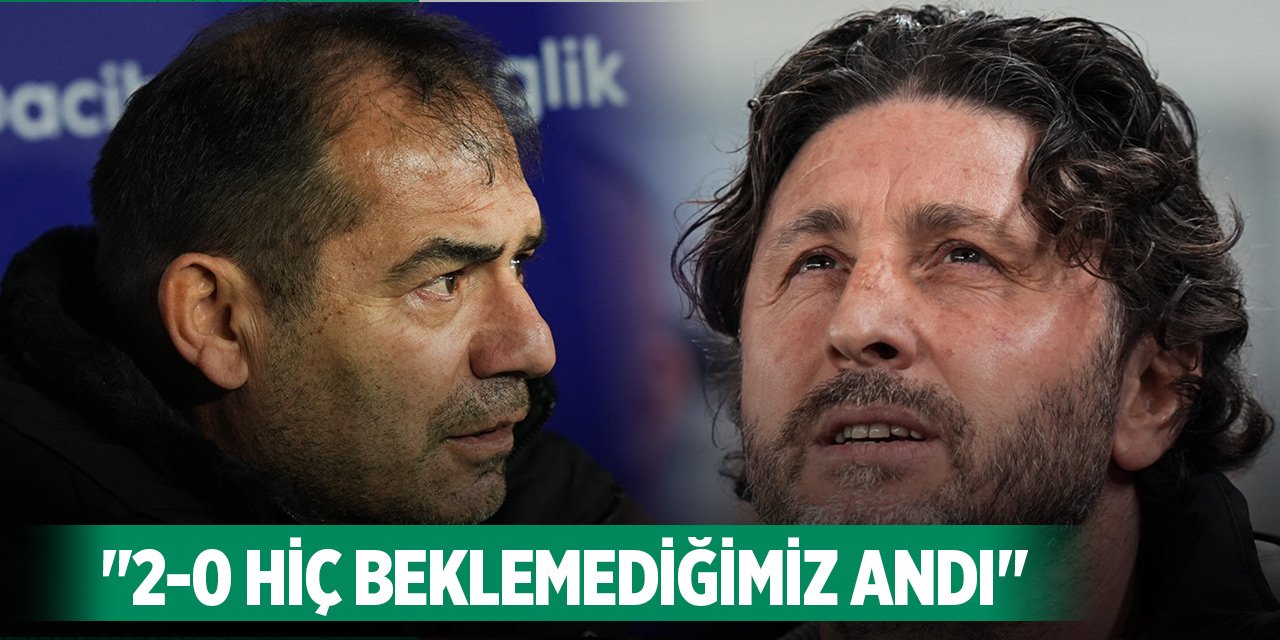 Gençlerbirliği-Trabzonspor maçının ardından... "2-0 hiç beklemediğimiz andı"