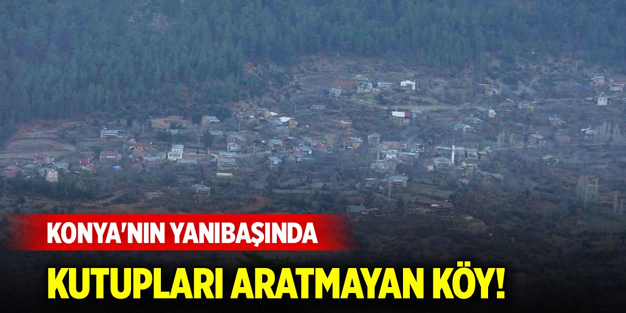 Konya'nın yanıbaşında kutupları aratmayan köy!
