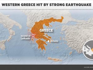 Strong earthquake hits western Greece