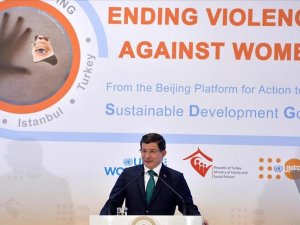 Turkish PM calls for an end to violence against women