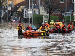 Flooding causes mass evacuations in England