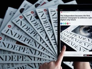 ​The Independent kağıt baskıyı sonlandırdı