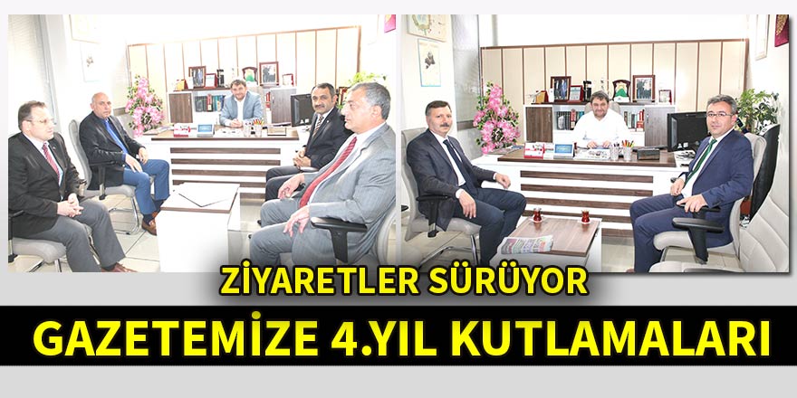 BYEGM Konya ve Şehir Koleji’nden gazetemize 4.yıl kutlaması